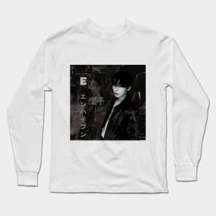 EN-Kim Sunoo Dark mode design Long Sleeve T-Shirt